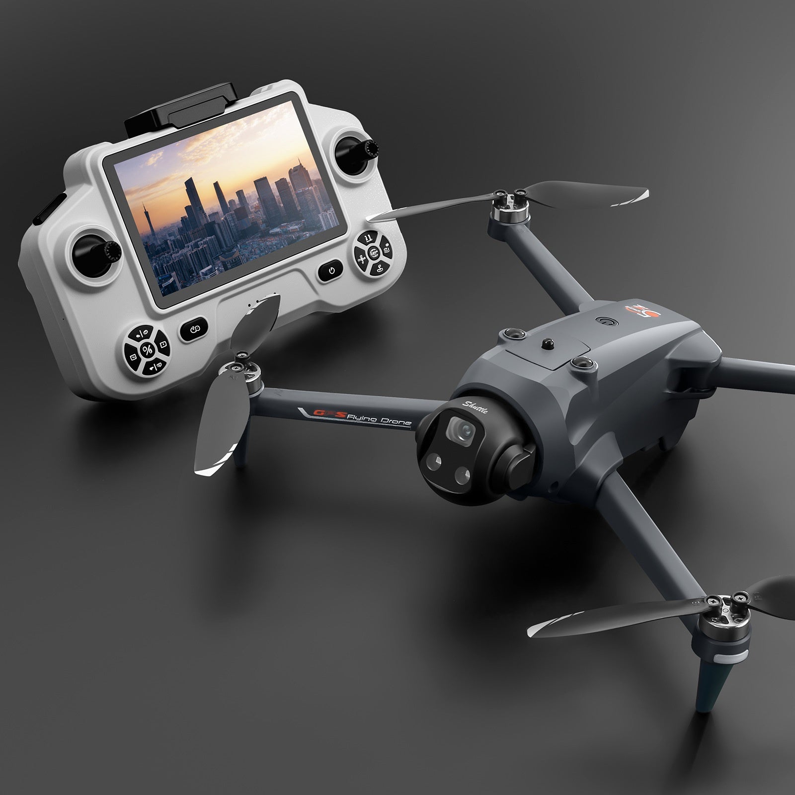 Drone With GPS-enabled Smart Positioning For Aerial Photography